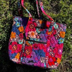 Vera Bradley Villager Tote in "Floral Fiesta"